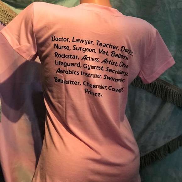 Pink black white barbie doll t shirt cotton soft - Picture 8 of 8